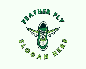 Flying Wing Sneakers logo design