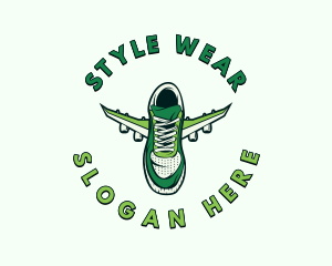 Flying Wing Sneakers logo design