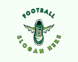 Foot Wear - Flying Wing Sneakers logo design