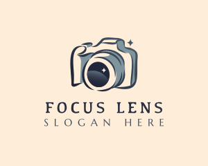 Camera Photography Lens logo design