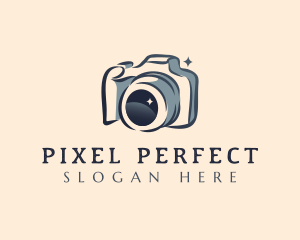 Slr - Camera Photography Lens logo design