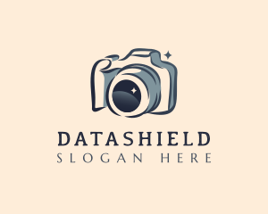 Videography - Camera Photography Lens logo design