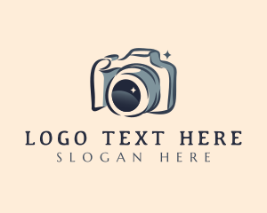 Slr - Camera Photography Lens logo design