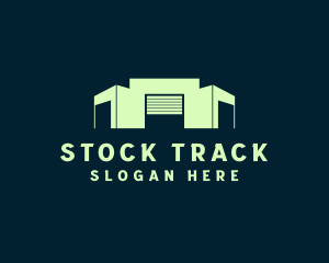 Inventory - Logistics Warehouse Property logo design