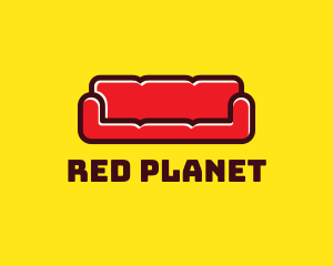 Red Sofa Furniture logo design