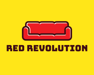 Red Sofa Furniture logo design