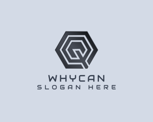Hexagon Company Brand Letter Q Logo