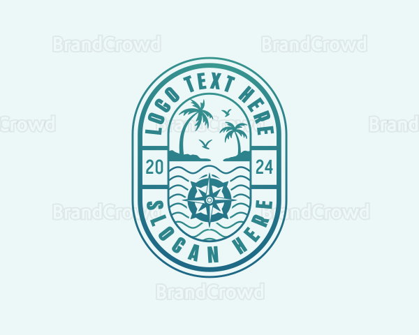 Island Beach Travel Logo