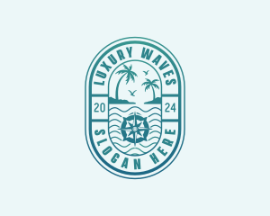 Island Beach Travel logo design