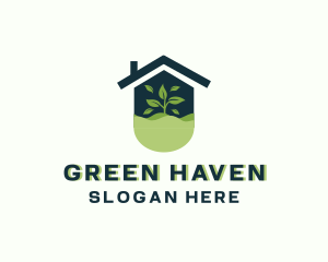 Plant Gardening Lawn logo design