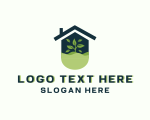 Farm - Plant Gardening Lawn logo design