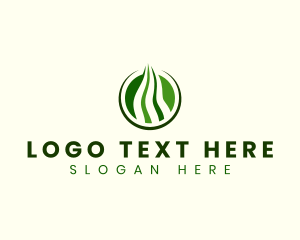 Plant - Nature Grass Lawn logo design