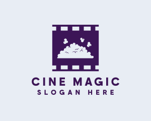 Film - Popcorn Film Movie logo design