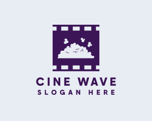 Film - Popcorn Film Movie logo design