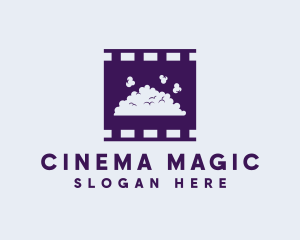 Movie - Popcorn Film Movie logo design