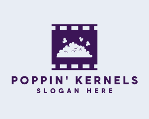 Popcorn - Popcorn Film Movie logo design