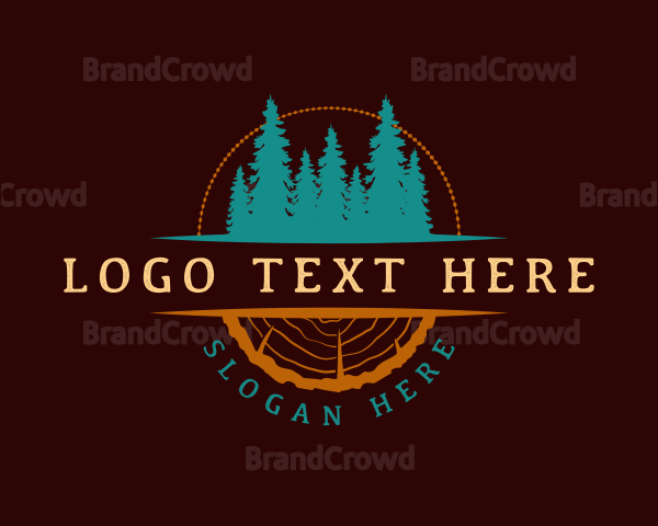 Pine Tree Woodworking Logo