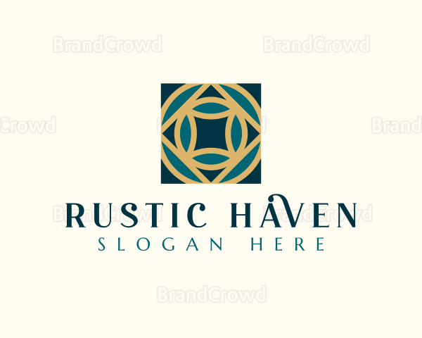 Elegant Geometric Tile Logo