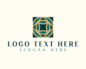 Flooring - Elegant Geometric Tile logo design