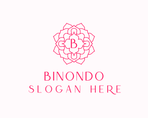 Mandala Flower Salon Logo