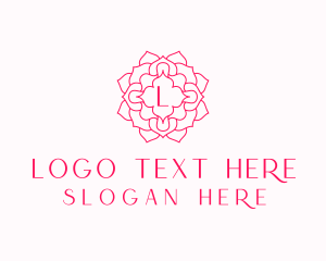 Mandala Flower Salon Logo