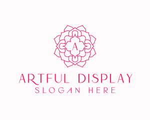 Mandala Flower Salon logo design