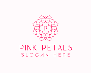 Mandala Flower Salon logo design