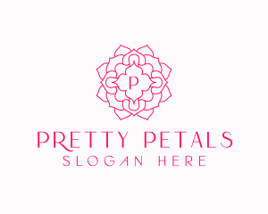 Mandala Flower Salon logo design