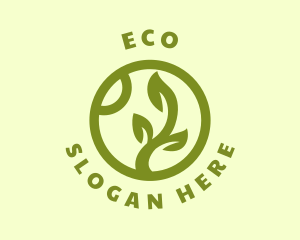 Eco Leaf Garden logo design