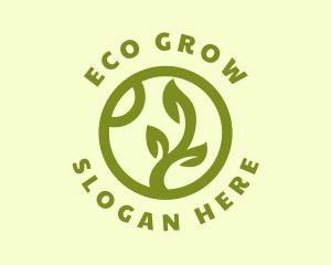 Eco Leaf Garden logo design