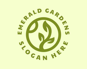 Eco Leaf Garden logo design