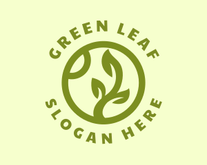 Leaf - Eco Leaf Garden logo design