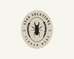 Bug Beetle Insect logo design