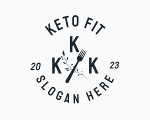 Keto - Leaf Organic Restaurant logo design