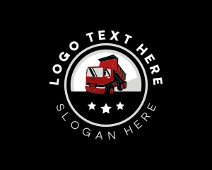 Vehicle - Garbage Dump Truck logo design