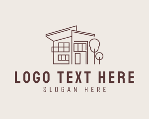 Architecture - Modern House Architecture logo design