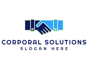 Corporal - Professional Modern Handshake logo design