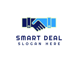 Deal - Professional Modern Handshake logo design