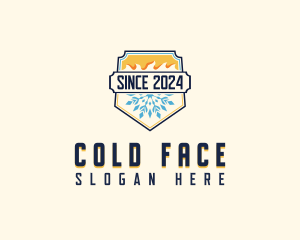 Cold Heat HVAC logo design