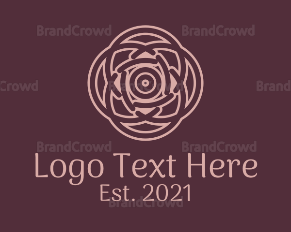 Floral Celtic Ornament Logo