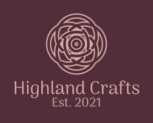 Floral Celtic Ornament  logo design