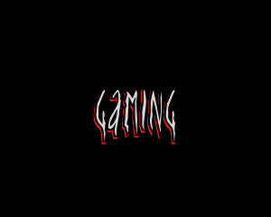 Horror Game Wordmark Logo