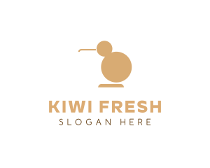 Kiwi - Wild Kiwi Bird logo design