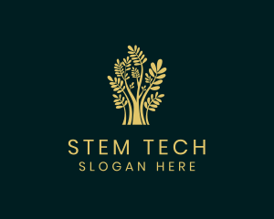 Stem - Sprout Leaf Gourmet logo design