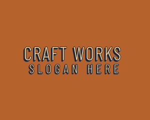 Crafting - Rustic Craft Beer logo design