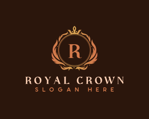 Premium Crown Crest logo design