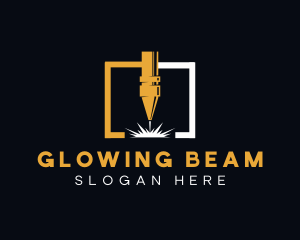 Industrial Laser Machine Equipment logo design