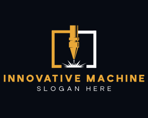 Industrial Laser Machine Equipment logo design