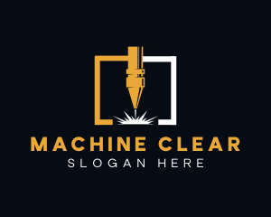 Industrial Laser Machine Equipment logo design