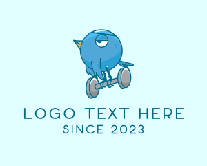 Exercise - Bird Dumbbell Exercise logo design